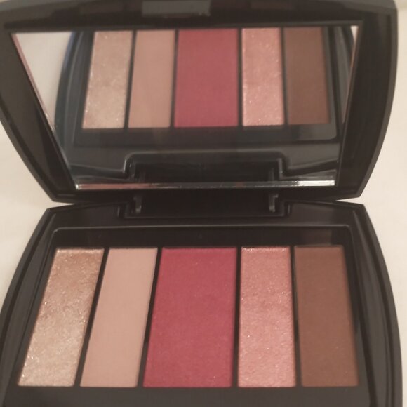 NEW LANCOME 5 PALLET EYESHADOW + DUAL BRUSH - Picture 10 of 11